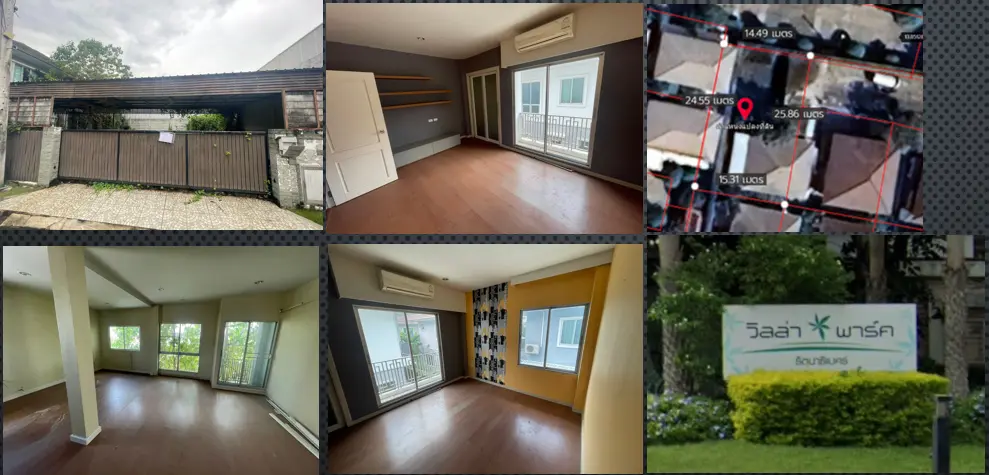 ที่ดินโฉนดเลขที่ 96238 เลขที่ดิน 340 ตำบลบางเลน อำเภอบางใหญ่ จังหวัดนนทบุรี เนื้อที่ประมาณ 97 เศษ 9 ส่วน 10 ตารางวา พร้อมสิ่งปลูกสร้าง บ้านเลขที่ 109/64 หมู่บ้านรสิกา วิลล่าพาร์ค ตำบลบางเลน อำเภอบางใหญ่ จังหวัดนนทบุรี