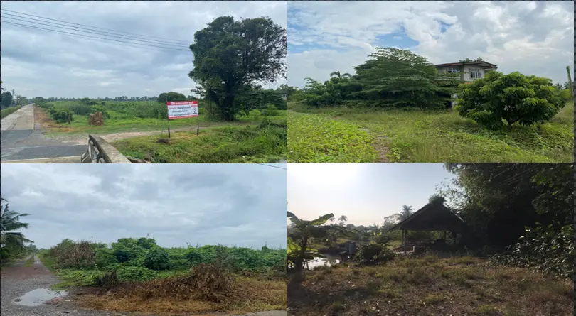 ที่ดินโฉนดเลขที่ 47548 เลขที่ดิน 349 ตำบลชูกัง อำเภอตลาดใหม่ จังหวัดสมุทรสาคร เนื้อที่ประมาณ 26 ไร่ 12 ตารางวา พร้อมสิ่งปลูกสร้าง